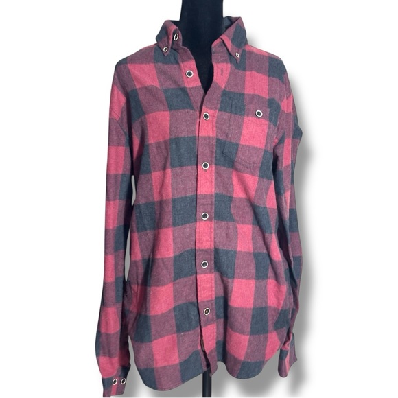 Weatherproof Other - Weatherproof Vintage Cream and Orange Label Red/Black Classic Plaid Long Sleeve